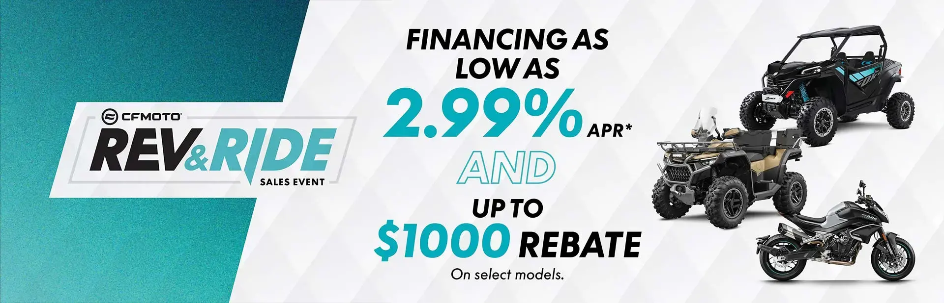You are currently viewing CFMOTO 2026 Rev & Ride Sales Event
